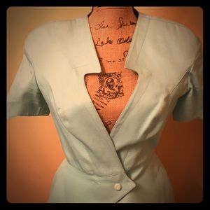 Light Green Thierry Mugler ACTIV Mini Skirt Suit